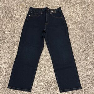 Express Women's Dark Blue Ankle Jeans